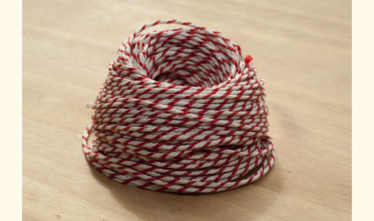 Santa Claus Buy 10m Get 10m Free - Red & White Twine/String